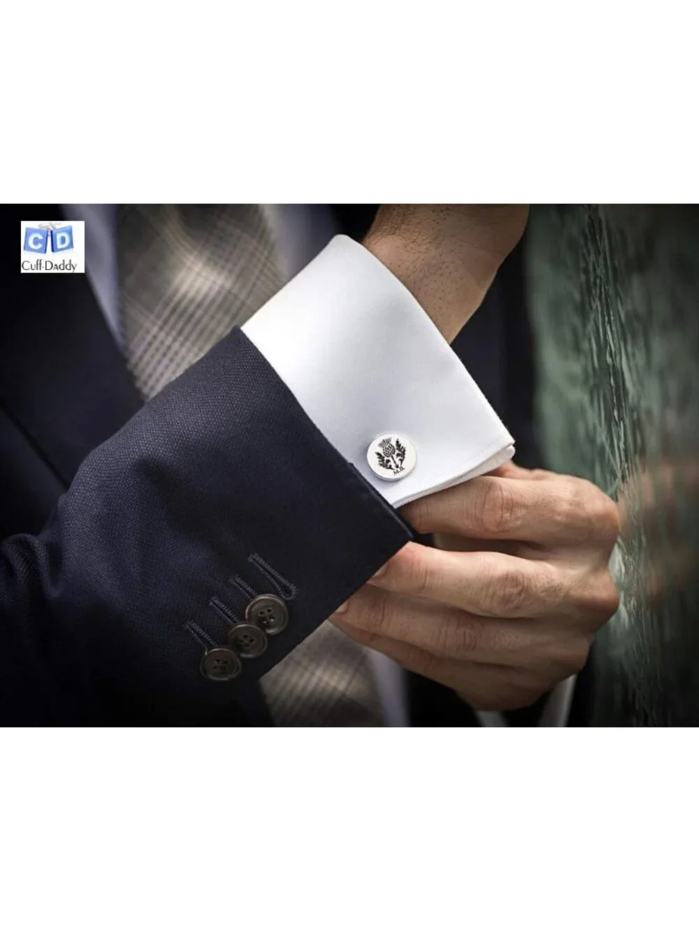 Unique Ribbed Tuxedo Cufflinks & Studs Set for Men - Formal Wedding & Business